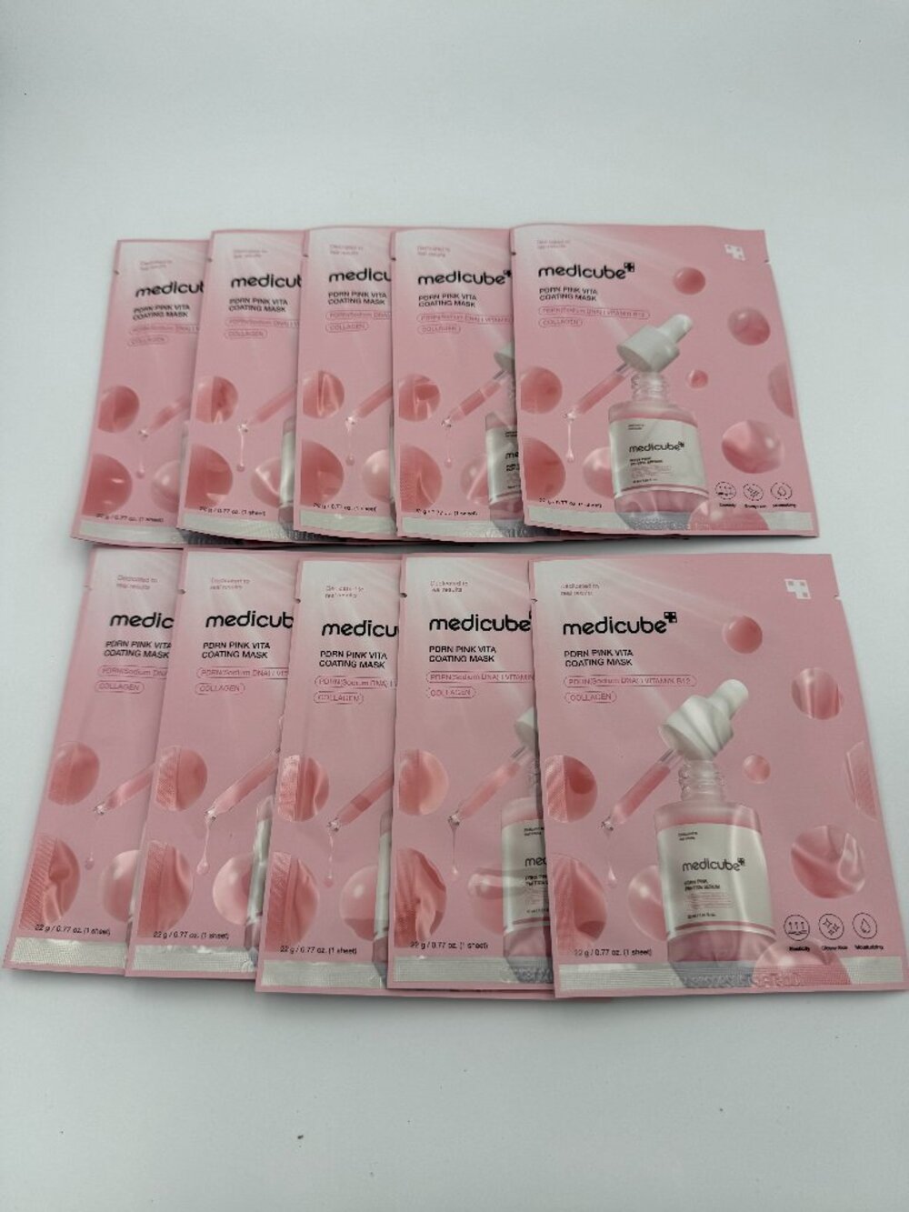 Medicube PDRN Pink Vita Coating Mask 10 Sheets
